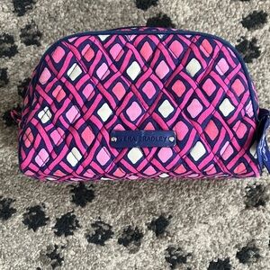 Vera Bradley Pink and Purple Diamond Pattern Pouch